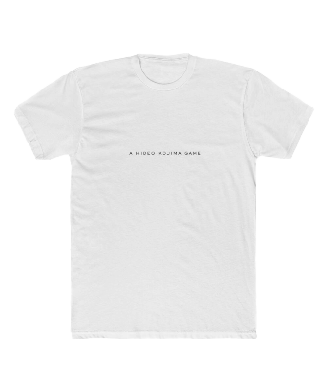 A Hideo Kojima Game, shirt