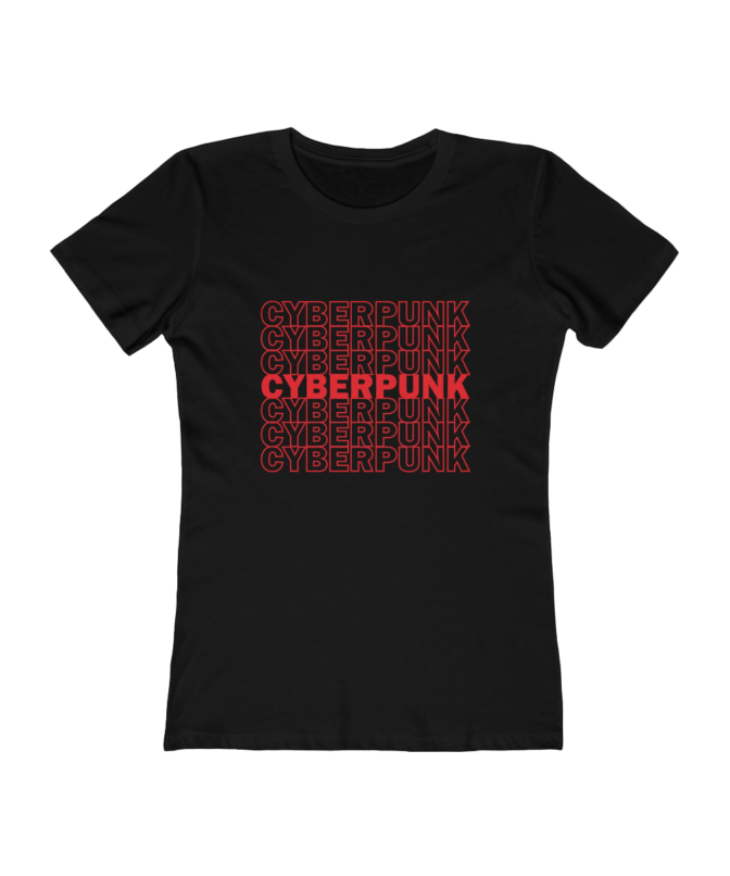 Cyberpunk clothing shirt, black