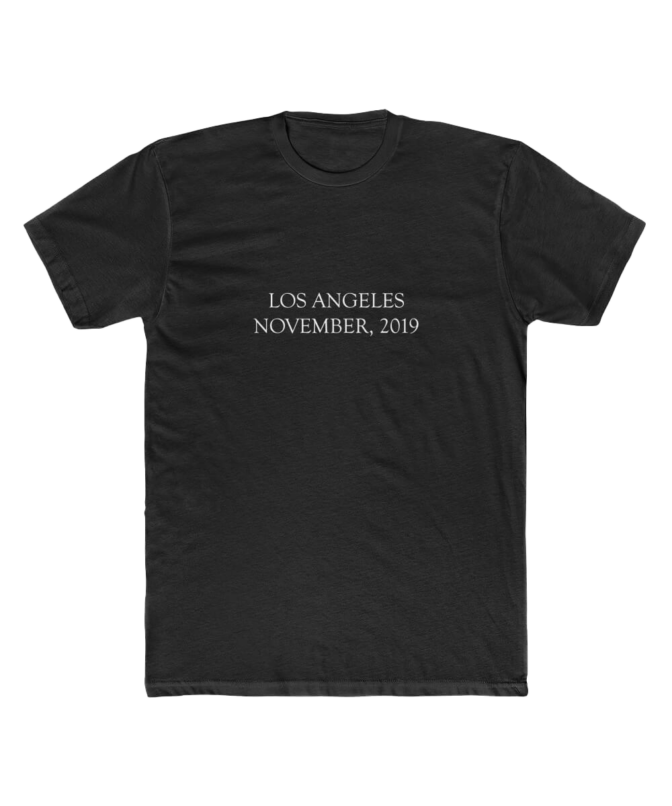 Los Angeles, Blade Runner November 2019 shirt