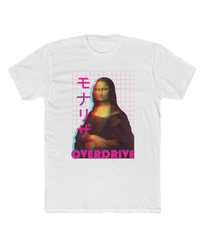 Mona Lisa Overdrive, William Gibson inspired cyberpunk tshirt